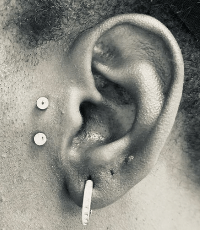 Surface piercing