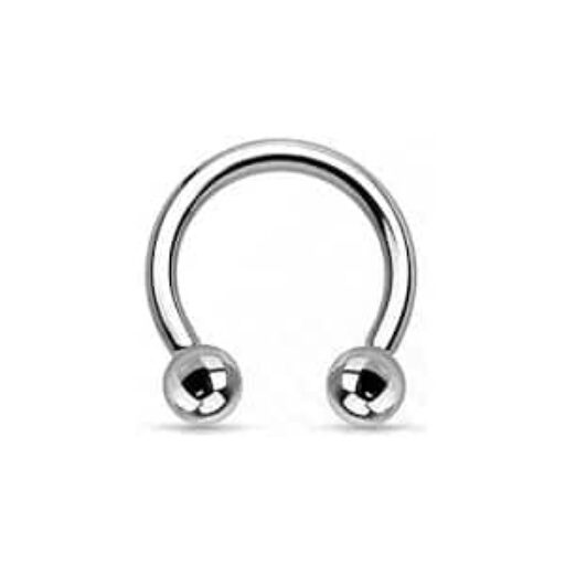 Titanium circular barbell